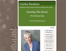 Tablet Screenshot of cynthiaburnham.com